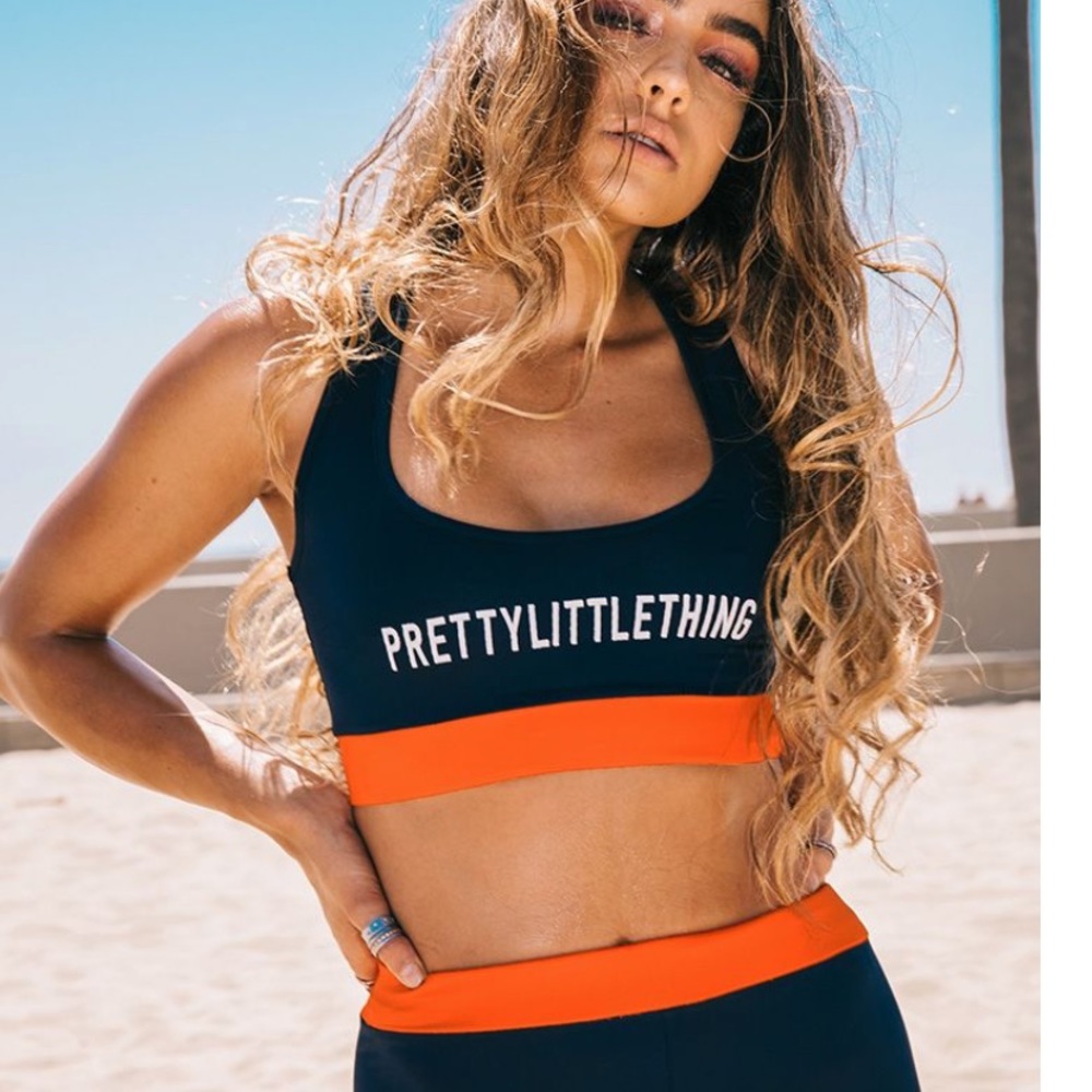 PrettyLittle Thing Gym Set🧡💙